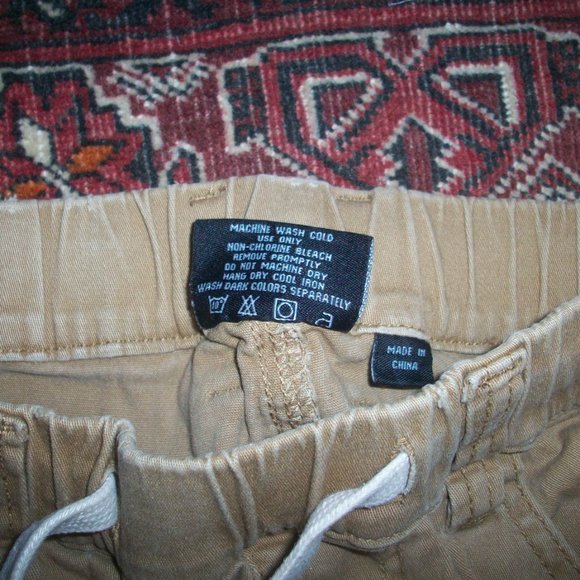 Men's Casual Twill Stretch Jogger Pants Elastic Draw String 28/28 by Victorious - Picture 5 of 12